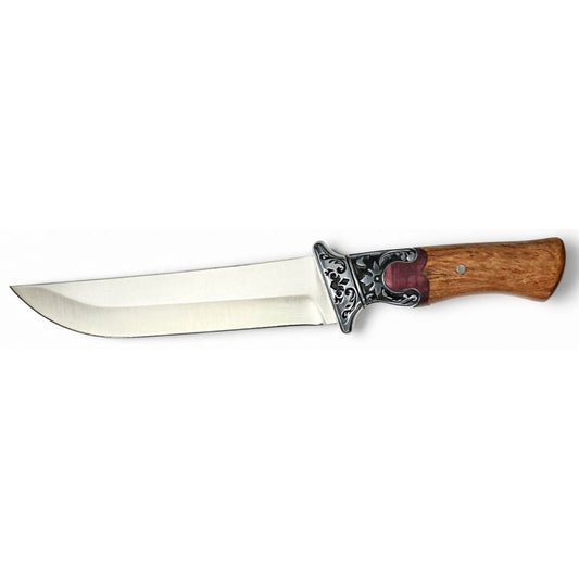 Cuchillo multiuso de acero inoxidable de 32 cm con funda para cinturón