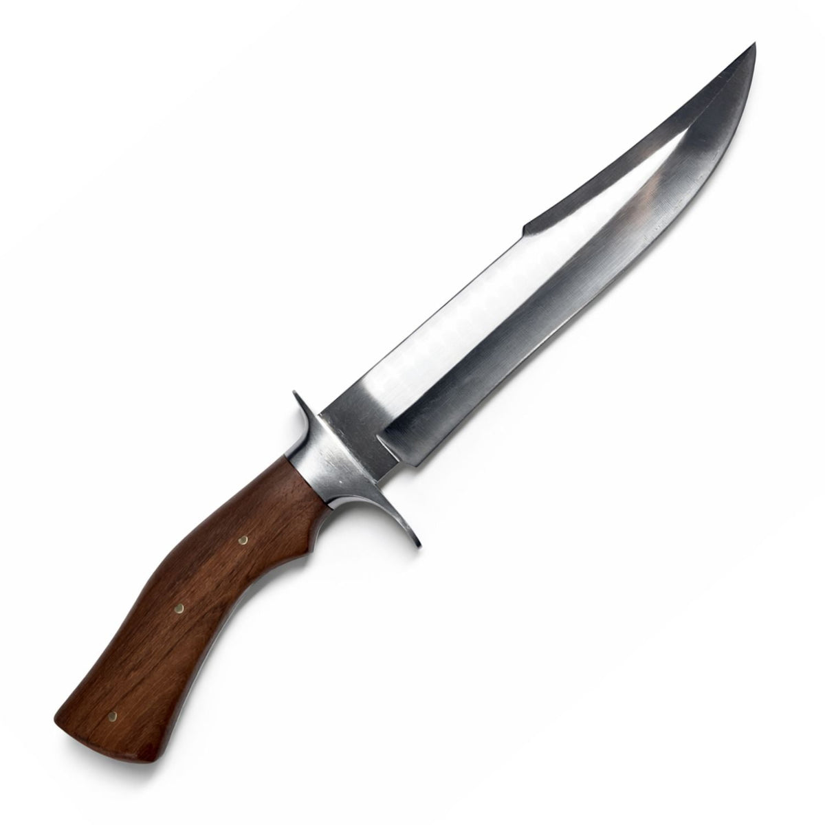 Cuchillo de supervivencia de 34 cm con funda y mango estilo madera
