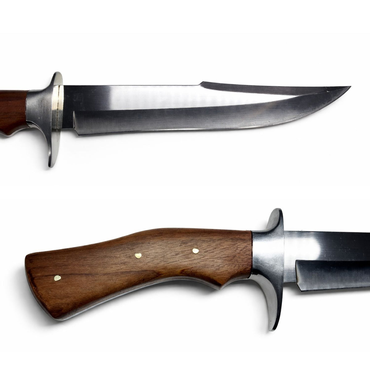 Cuchillo de supervivencia de 34 cm con funda y mango estilo madera - foto 3