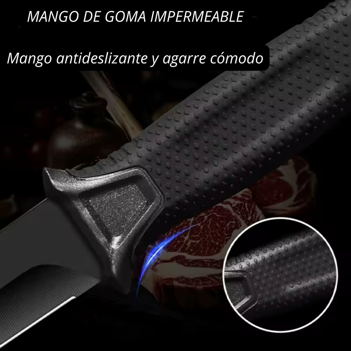 Cuchillo outdoor compacto con funda rígida y soporte para cinturón - foto 3