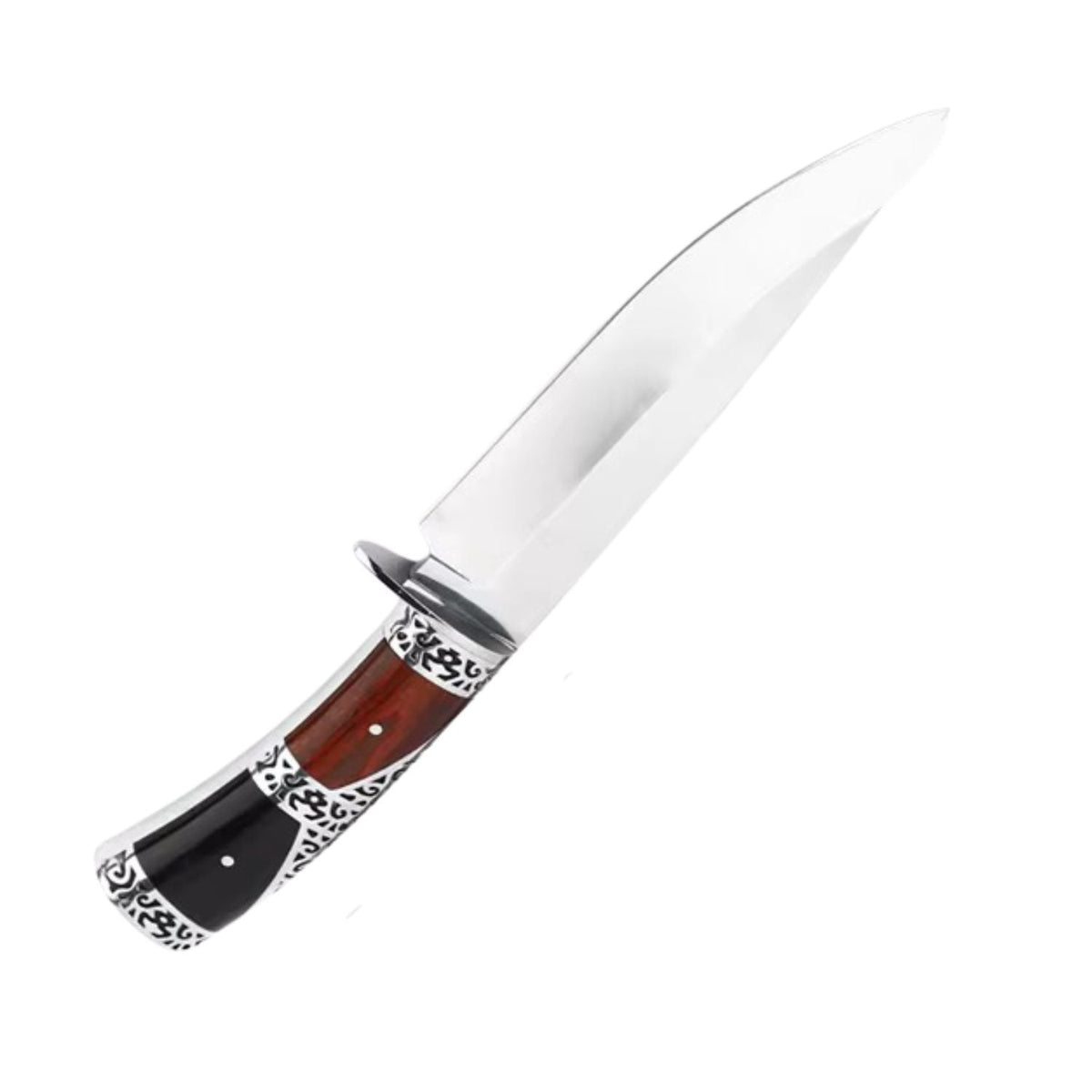 Cuchillo drop point de 17.7 cm con mango de madera bicolor - foto 4