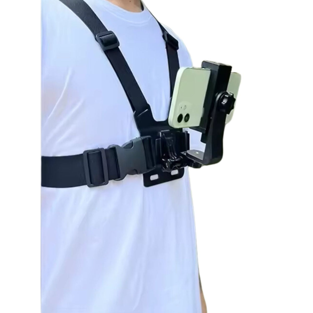 Soporte tipo arnés para celular en el pecho para moto y bici JFBB1 - foto 5