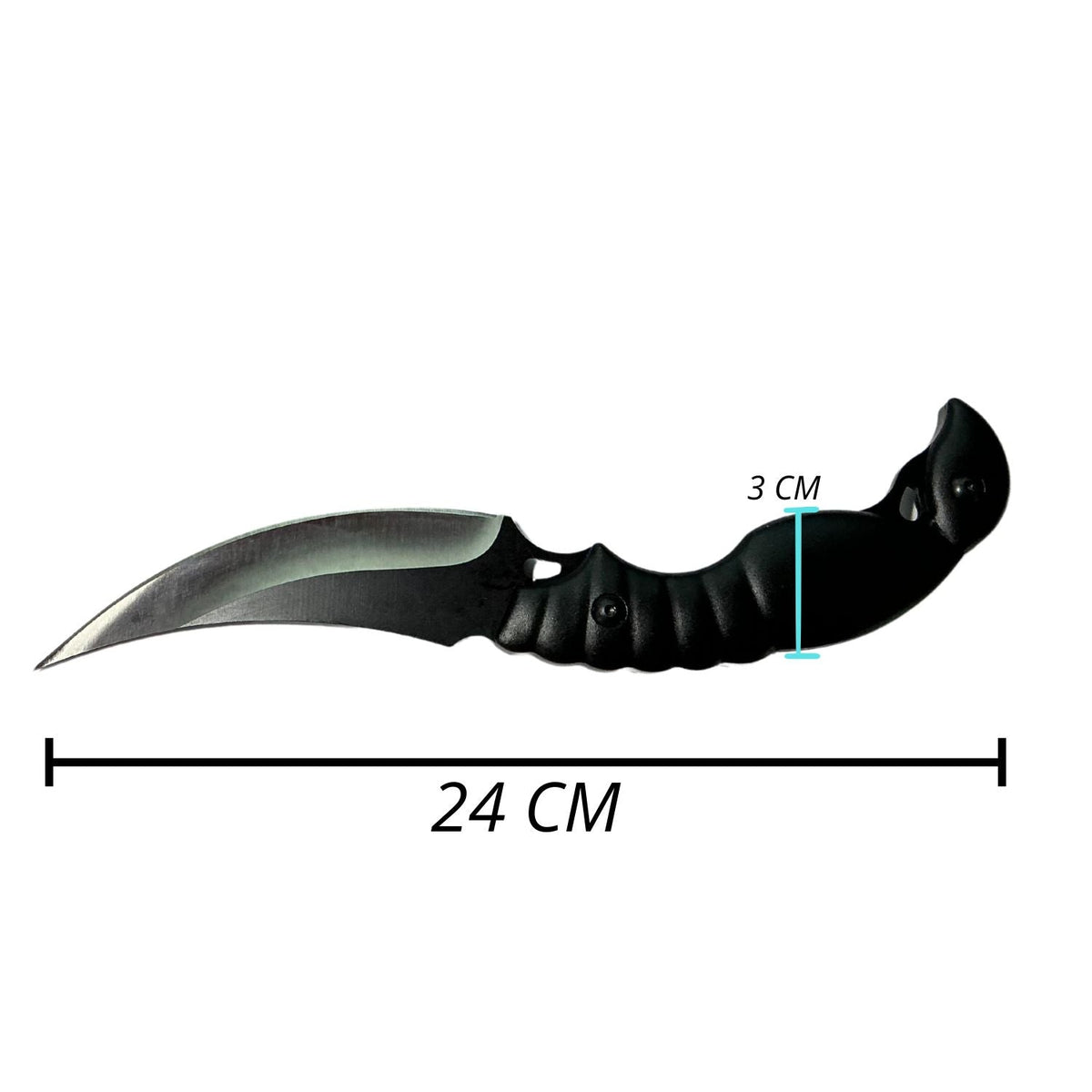 Cuchillo de acero inoxidable con funda para camping JFF882 - foto 4