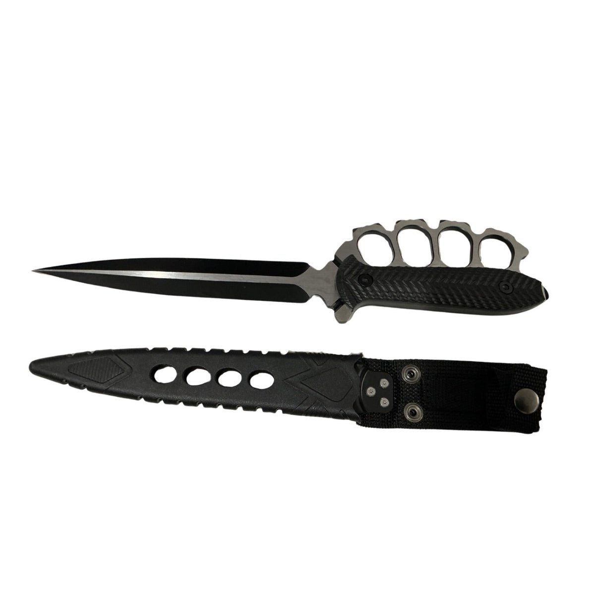 Cuchillo de supervivencia de hoja fija con funda JFHK202