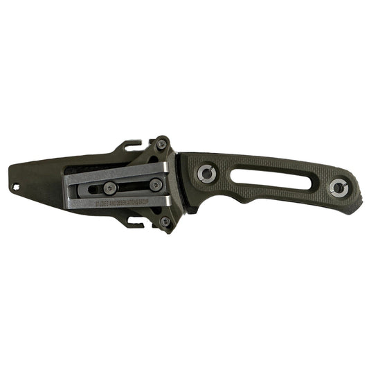 Cuchillo de supervivencia para campismo con clip JFSK42