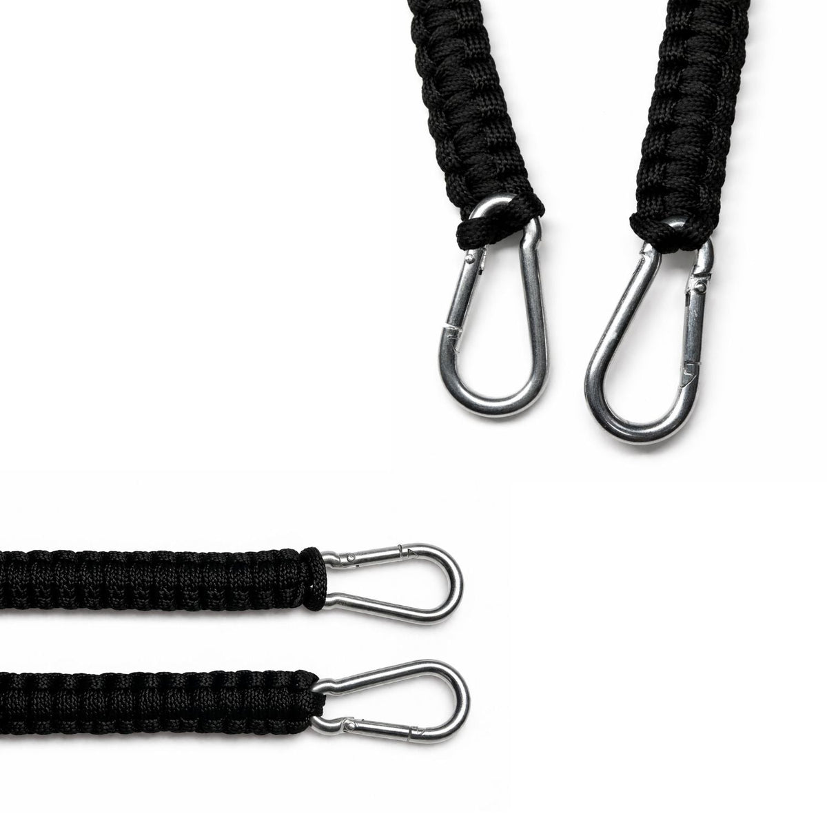 Correa de paracord de 77 cm con dos mosquetones metálicos - foto 2