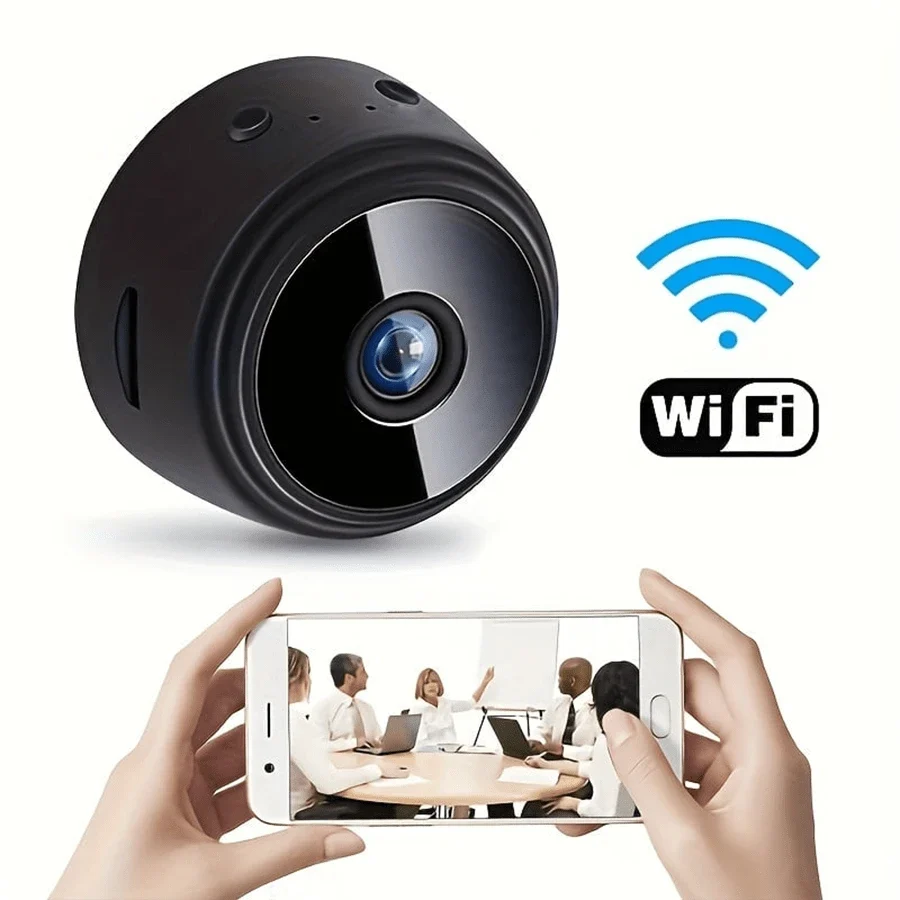 Cámara web portátil con visión nocturna infrarroja y WiFi JKA9