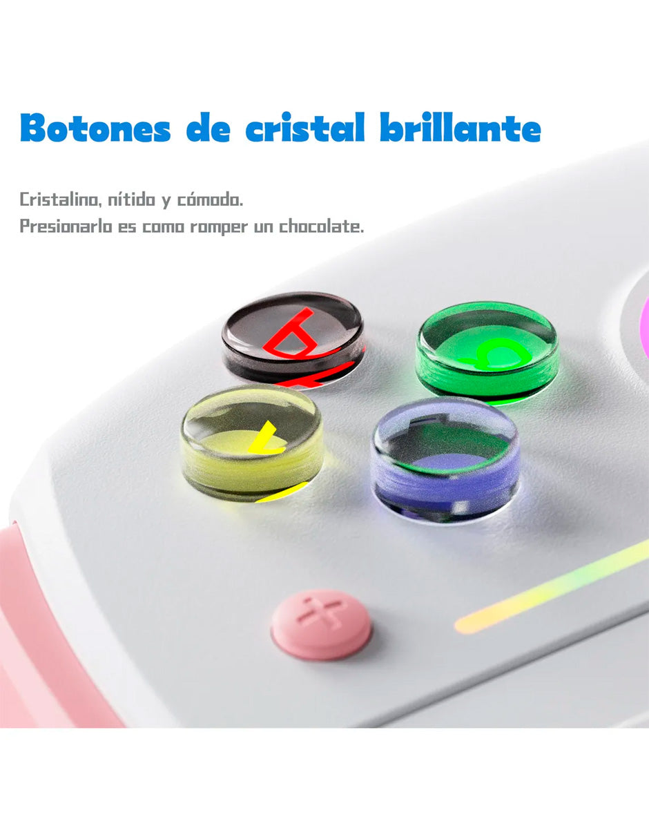 Joypad Pro Compatible con Nintendo Switch – Edición con Luz RGB Multicolor