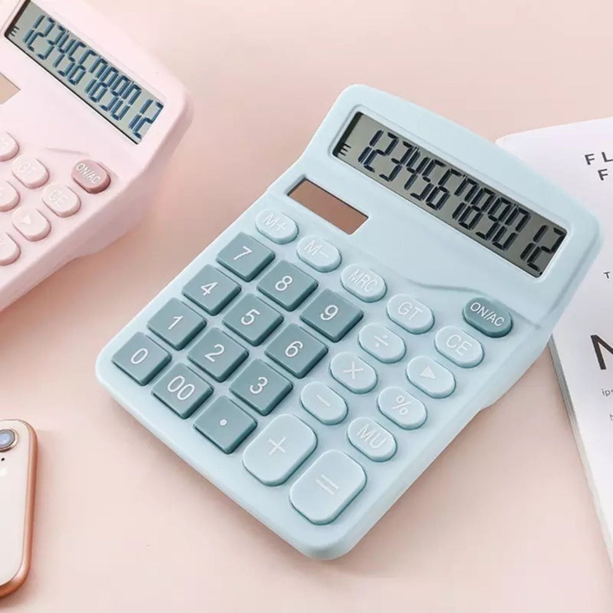 Calculadora de bolsillo solar y de batería JSQ - foto 5