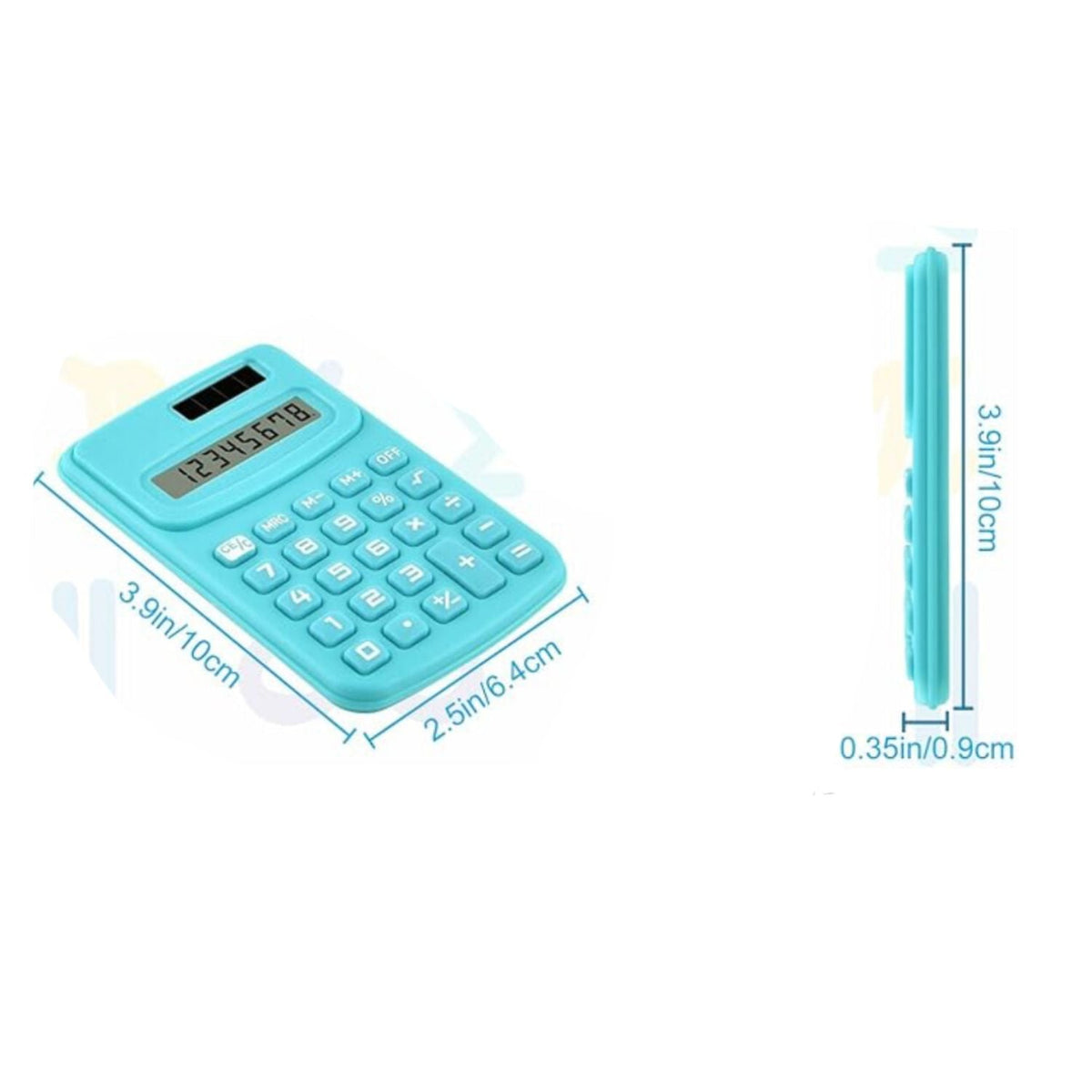 Calculadora de bolsillo solar y de batería JSQ - foto 2