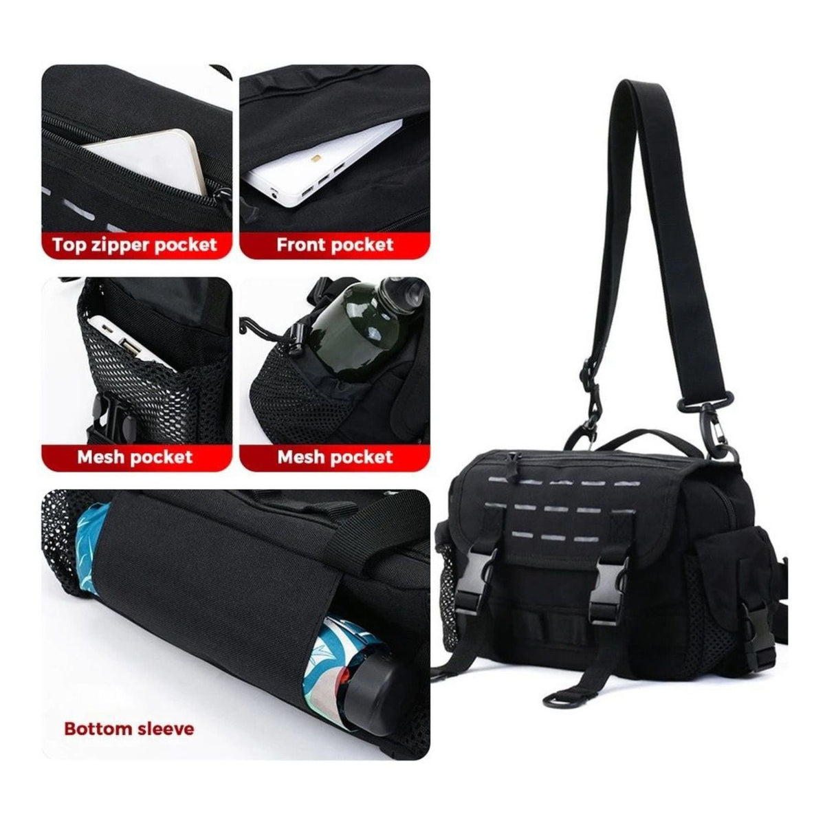 Mochila multiformas: cangurera, maletín y mariconera JYB059 - foto 5