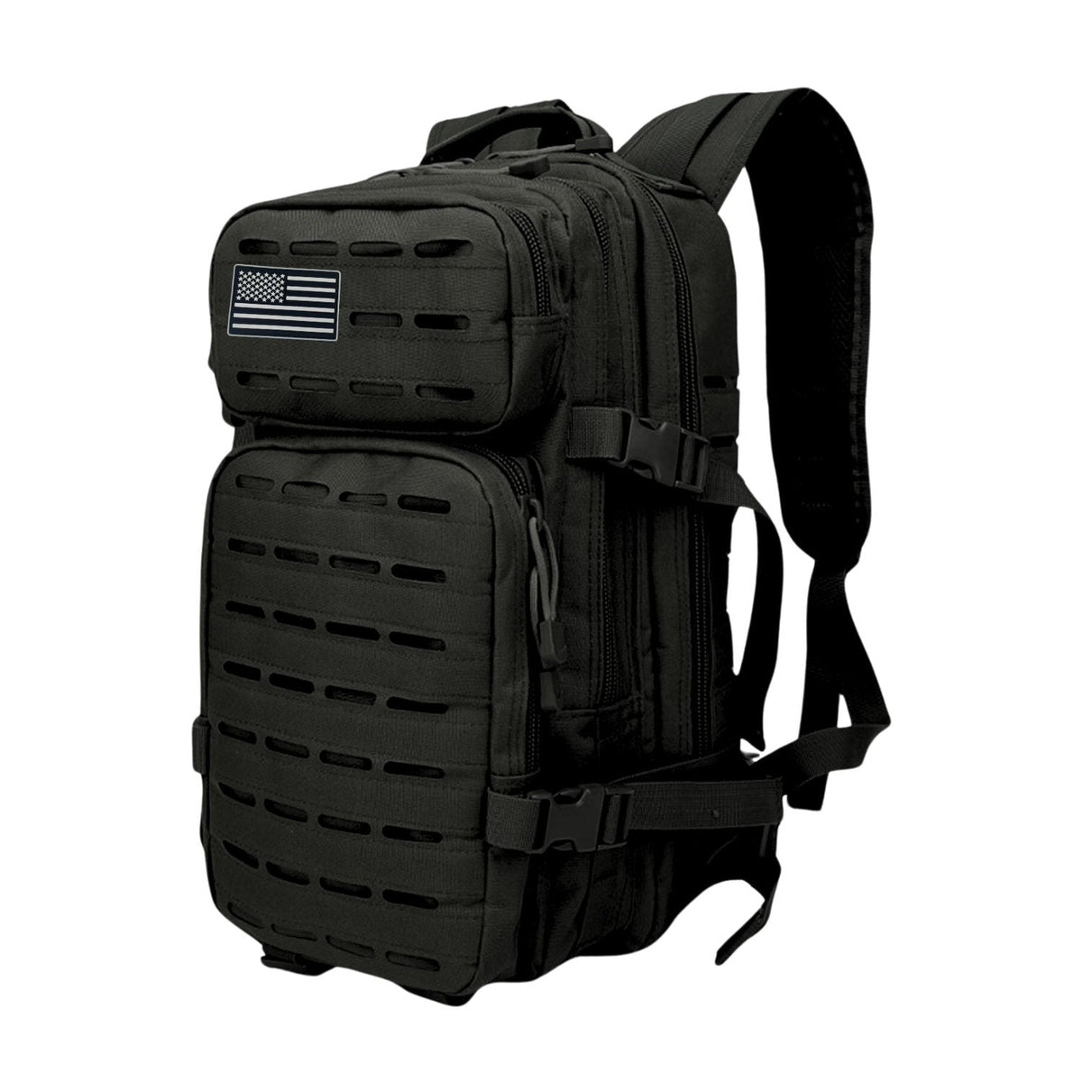 Mochila táctica militar de 38 L con parche y sistema Molle JYB015