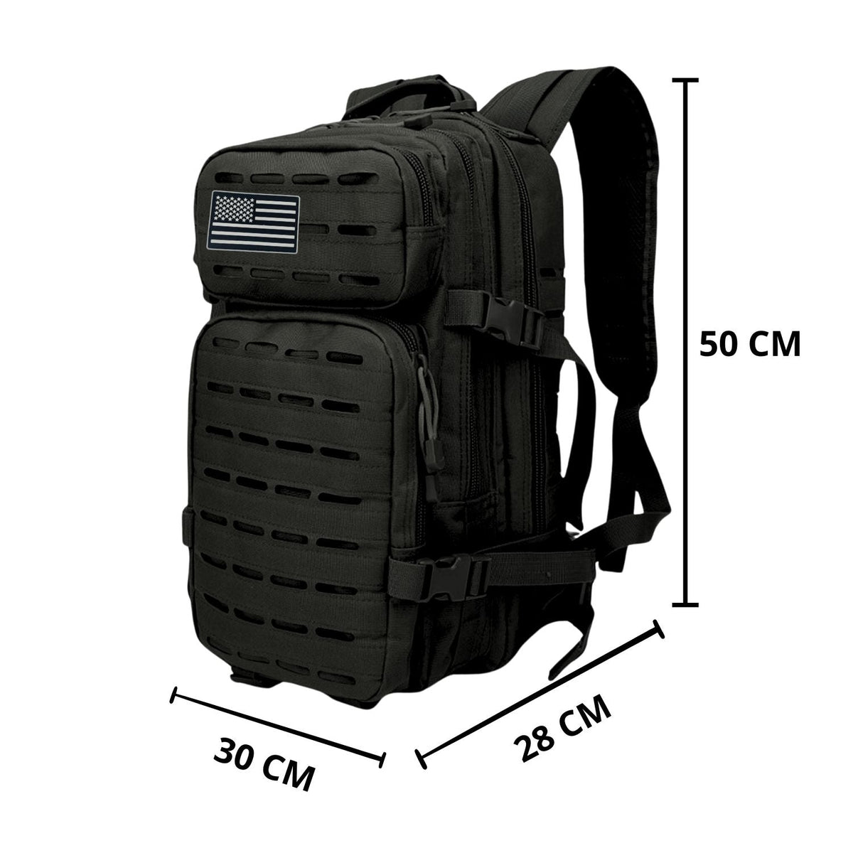 Mochila táctica militar de 38 L con parche y sistema Molle JYB015 - foto 2