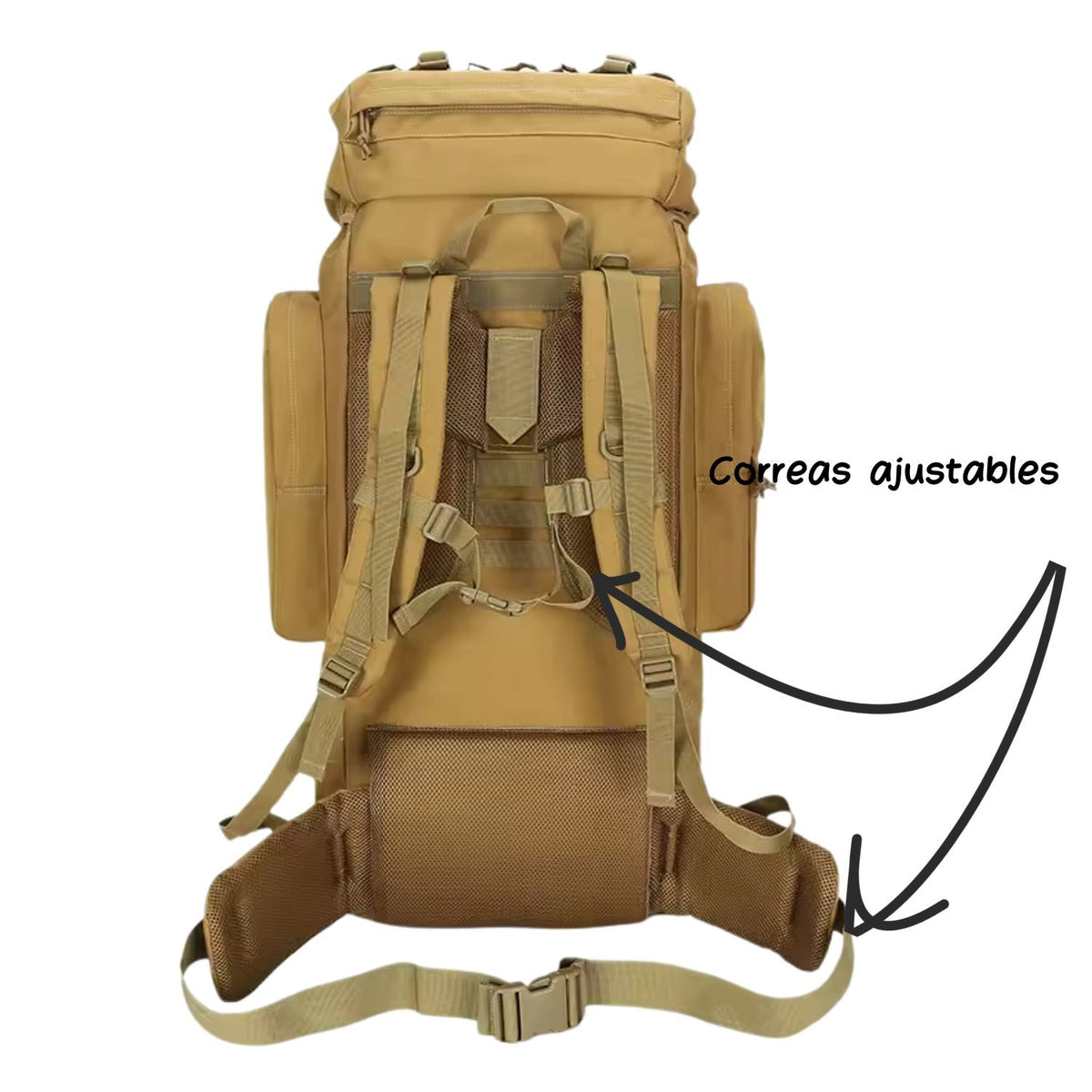 Mochila de 60 litros impermeable con soporte metálico interno JYB022 - foto 7
