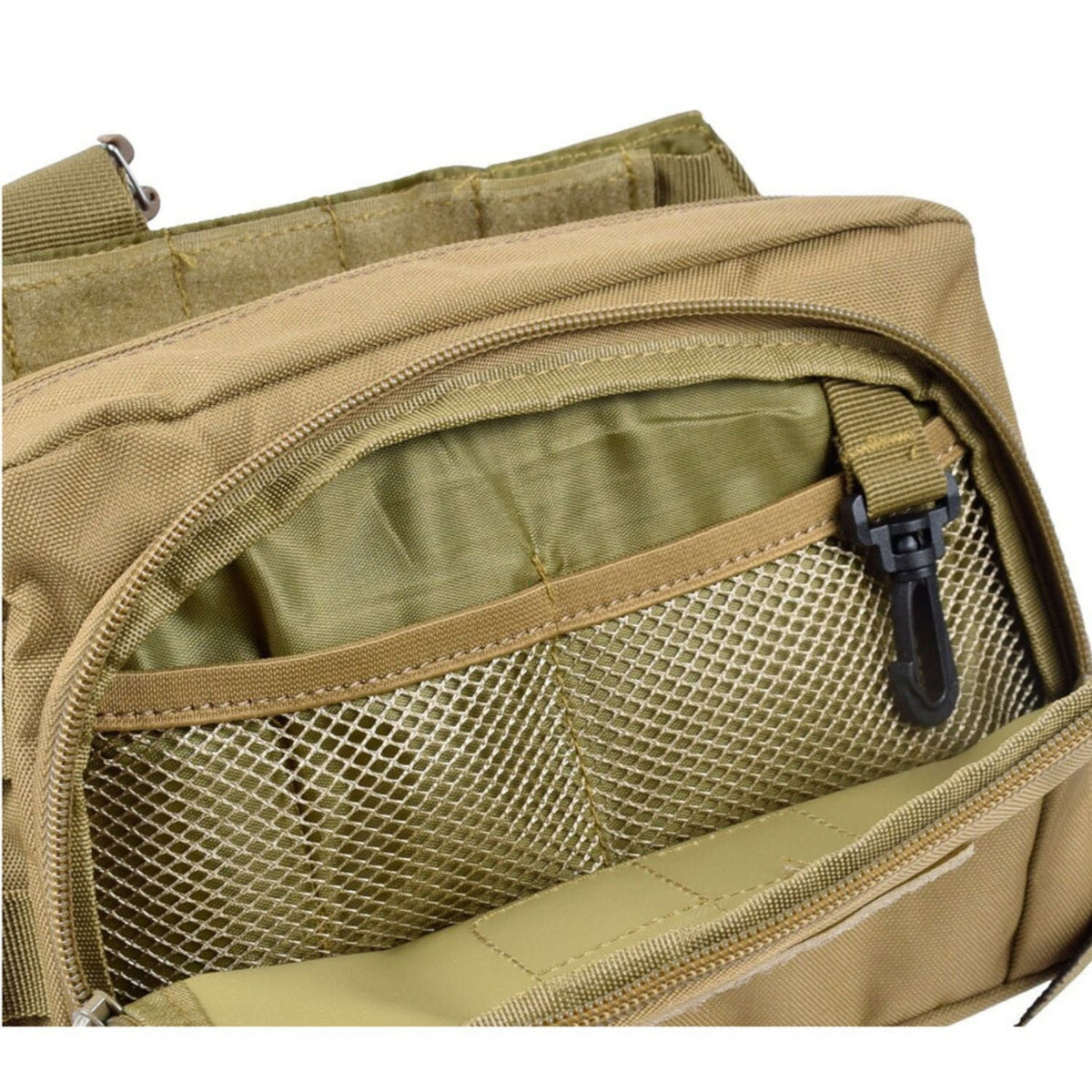 Mochila 2 en 1 tipo cangurera para cargadores y accesorios JYB050 - foto 5