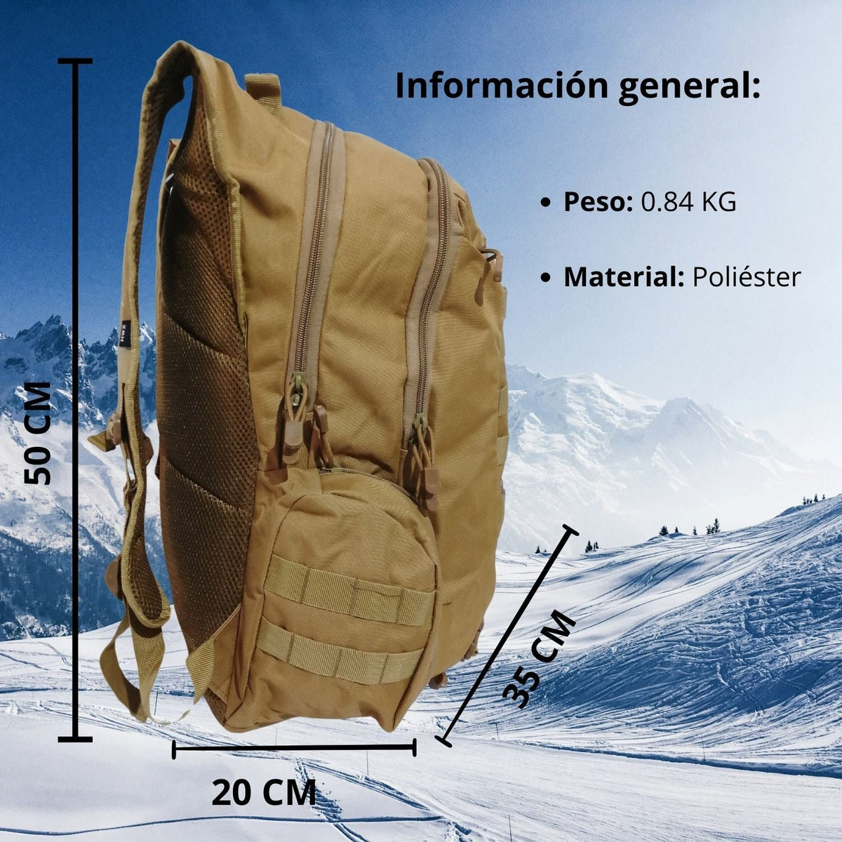 Mochila impermeabilizada de 35 L con varios compartimentos JYB125 - foto 2