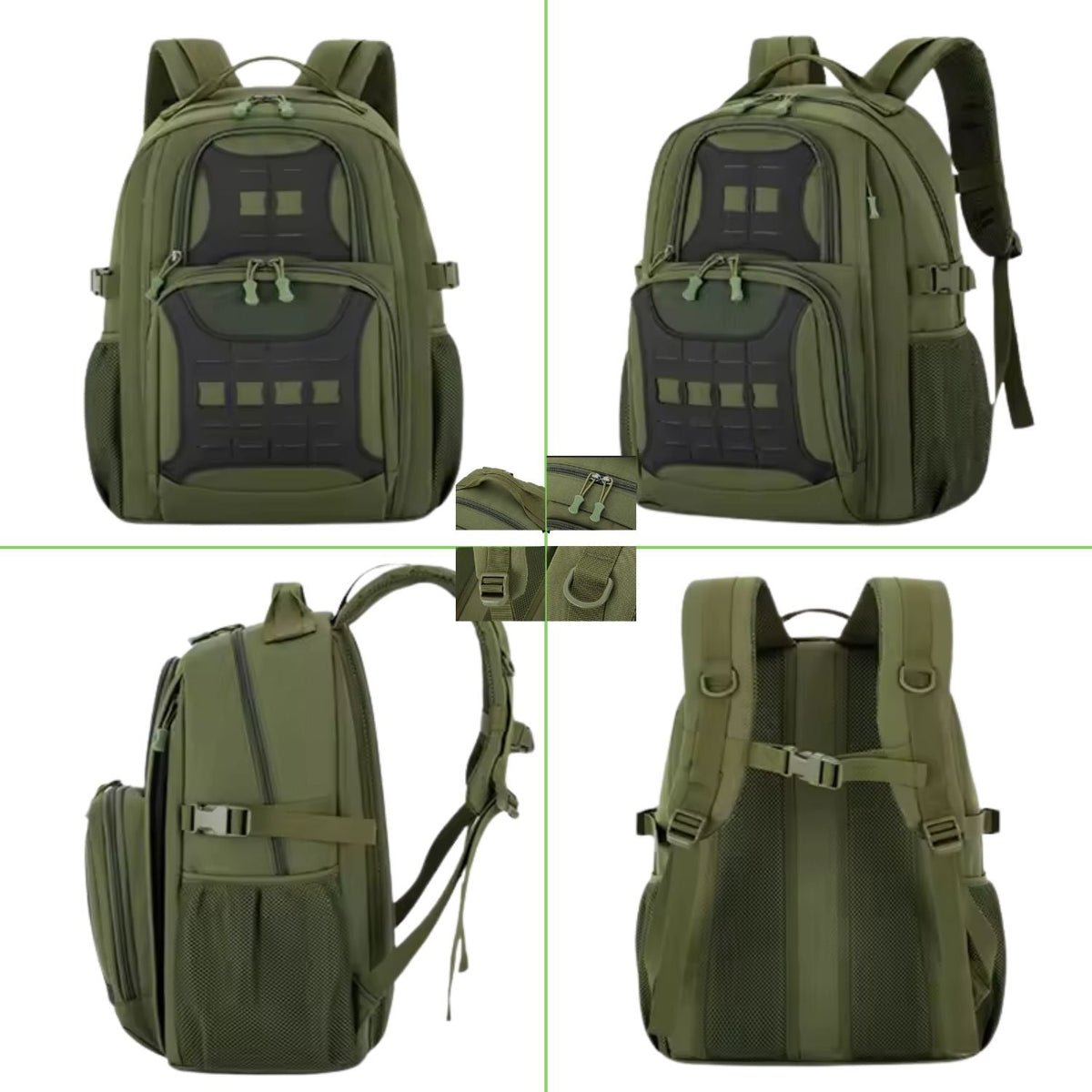 Mochila táctica MOLLE de 22 litros impermeable con porta botellas - foto 3