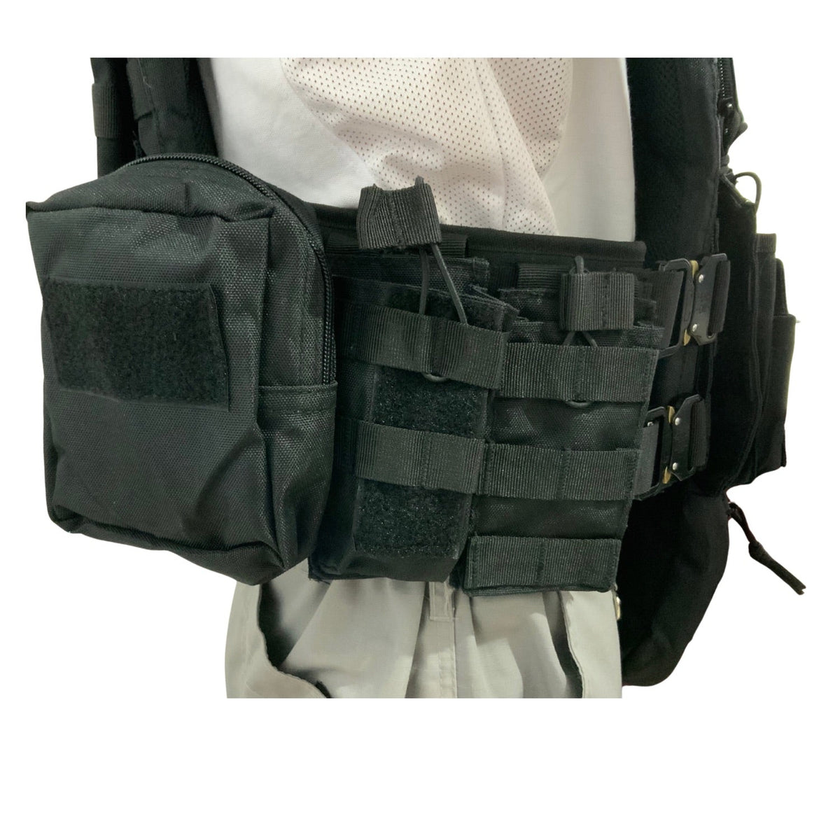 Chaleco táctico premium MOLLE con hebillas rápidas y bolsas desmontables - foto 3