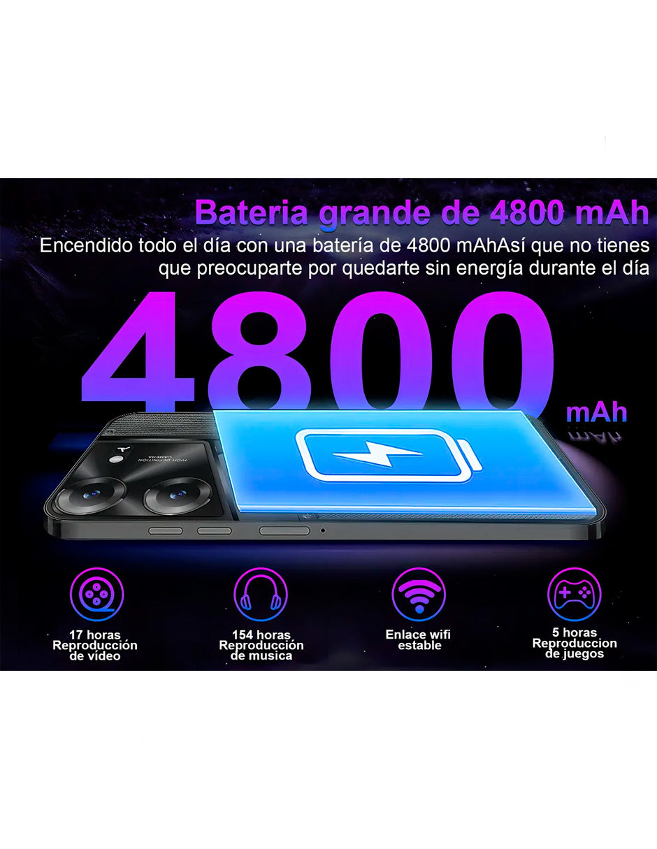 Smartphone K50 Pro Dual 128 GB 6 GB Ram 4800 Mah Negro