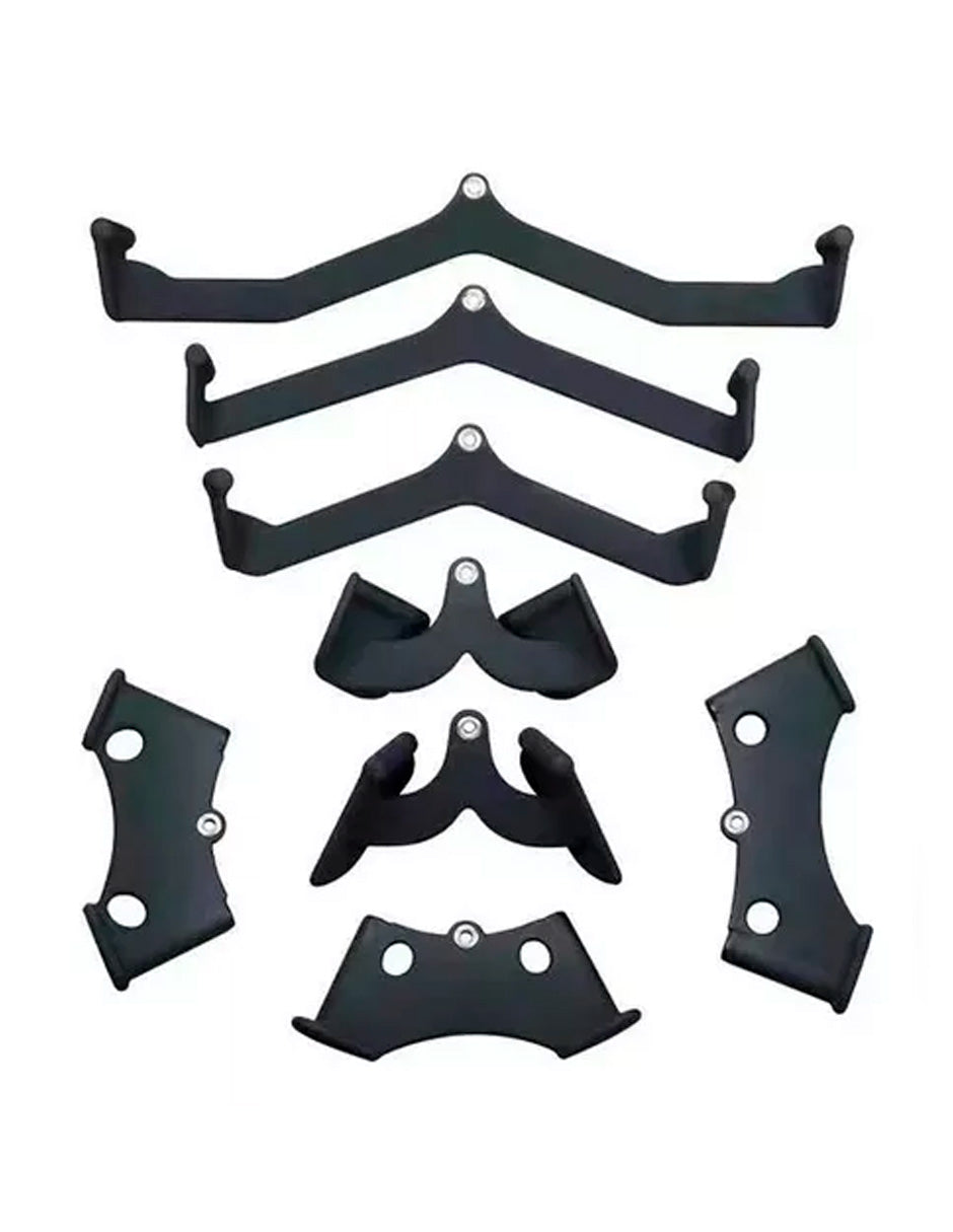 Kit Agarres para Poleas Petukita Box Gym Para Ejercitar Espalda 8 Pzs