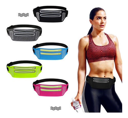 Cangurera deportiva invisible e impermeable, modelo LG-004