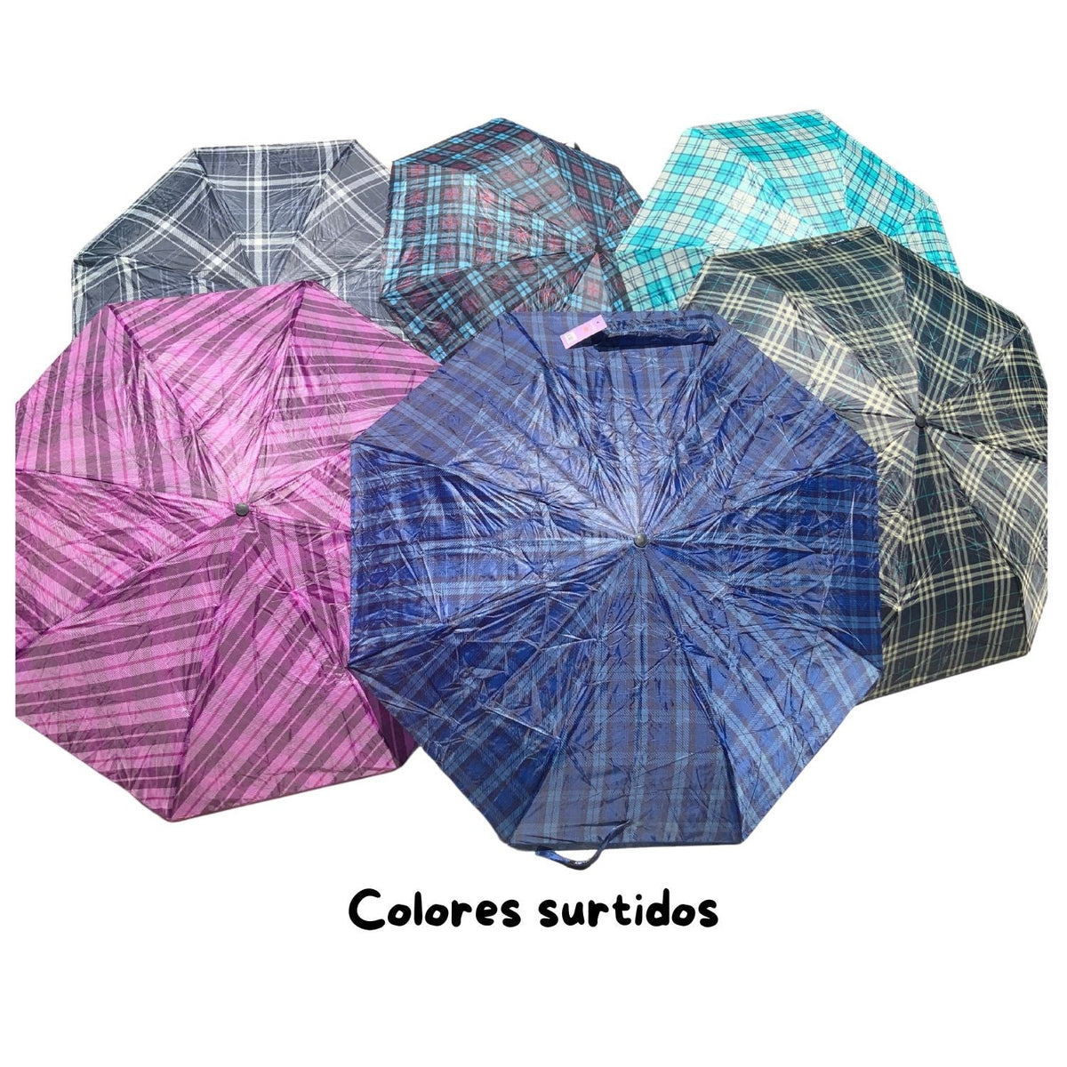 Sombrilla de bolsillo retráctil con funda, colores surtidos LLD03-E - foto 5