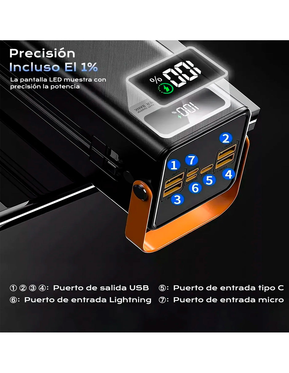 PowerBank LWMaster Negro Batería Portátil 50000mah
