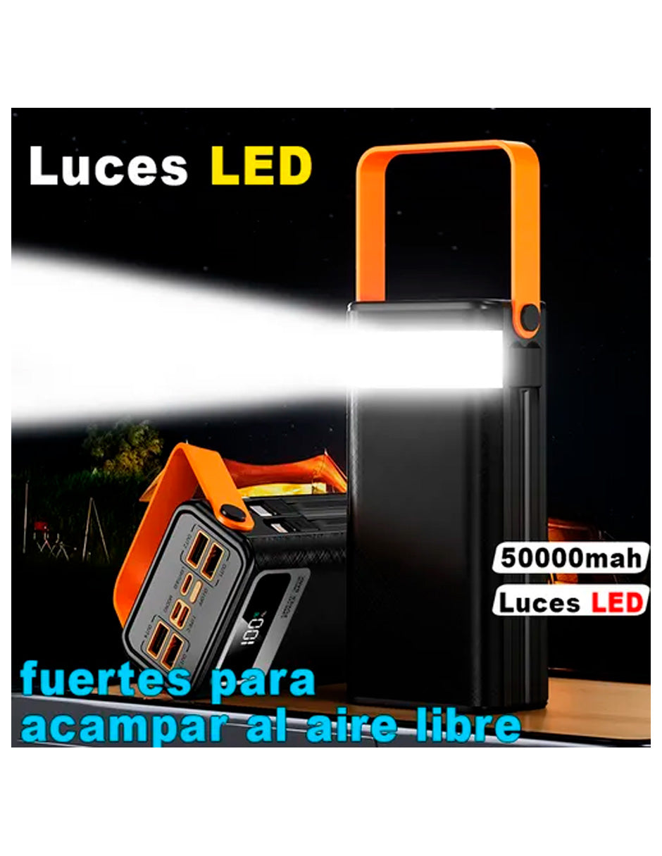 PowerBank LWMaster Negro Batería Portátil 50000mah