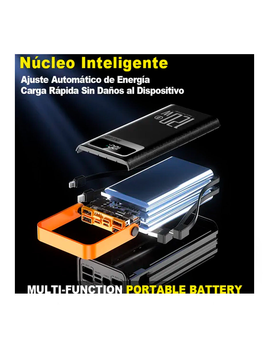 PowerBank LWMaster Negro Batería Portátil 50000mah