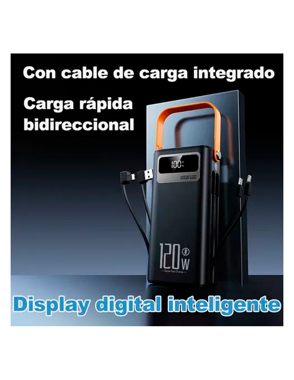 PowerBank LWMaster Negro Batería Portátil 50000mah