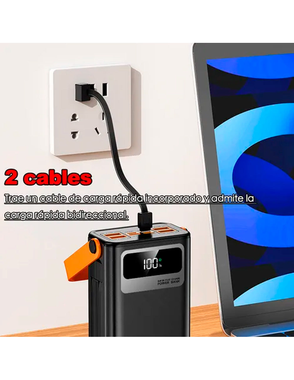 PowerBank LWMaster Negro Batería Portátil 50000mah