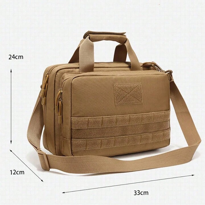 Mochila maletín para arma y accesorios con molle y porta parches - foto 2