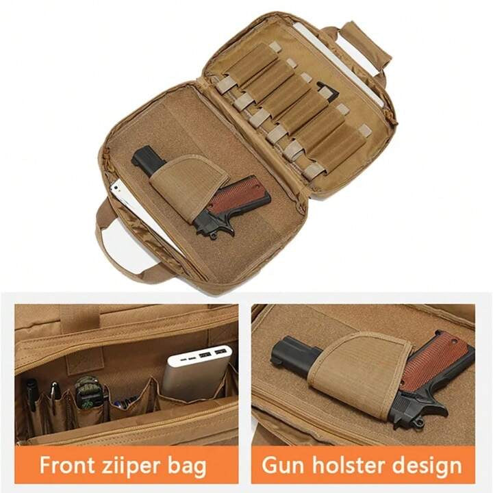 Mochila maletín para arma y accesorios con molle y porta parches - foto 4
