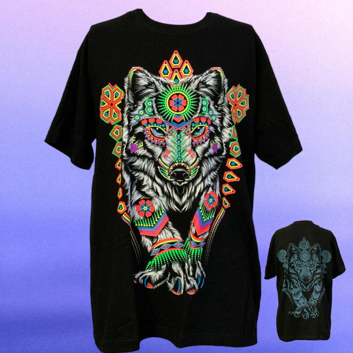 Playeras de algodón con efecto fluorescente y doble estampado, SN135 - foto 13