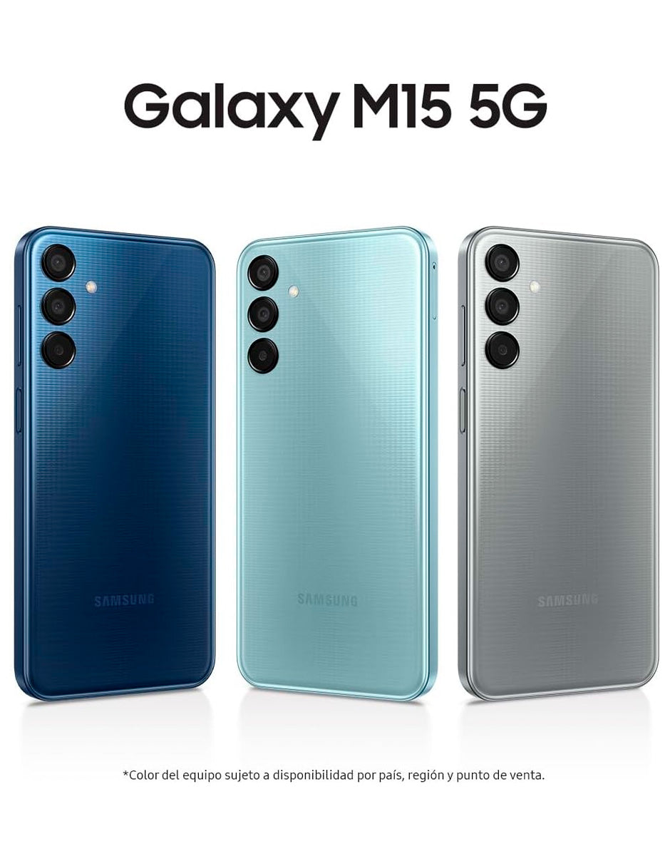 Smartphone M15 5G 128 GB + 4 GB Azul cielo