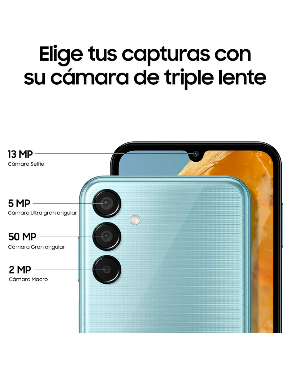 Smartphone M15 5G 128 GB + 4 GB Azul cielo