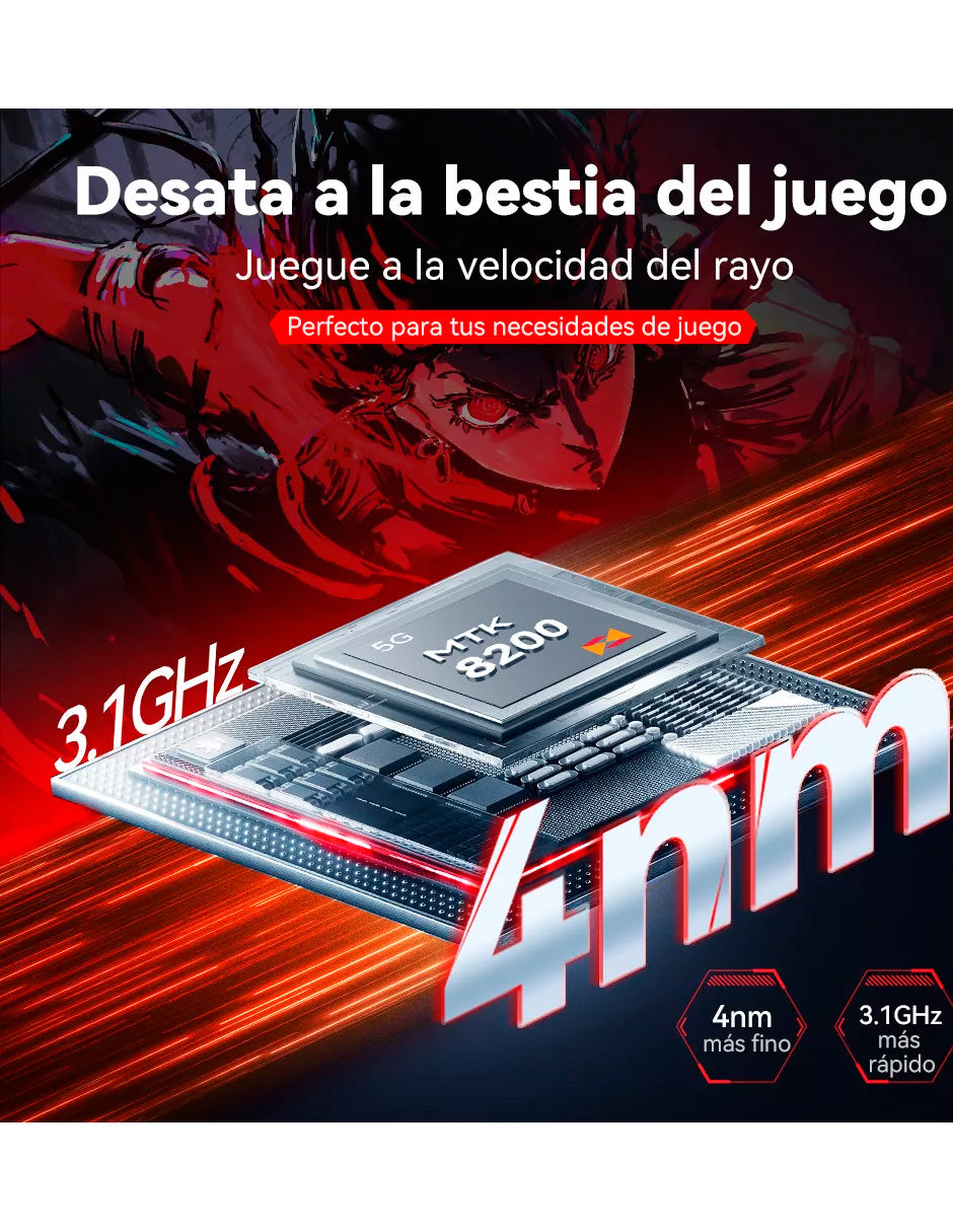 Smart Phone MAX 5 5G Dual SIM 256 GB 12 GB RAM Blanco GAMER