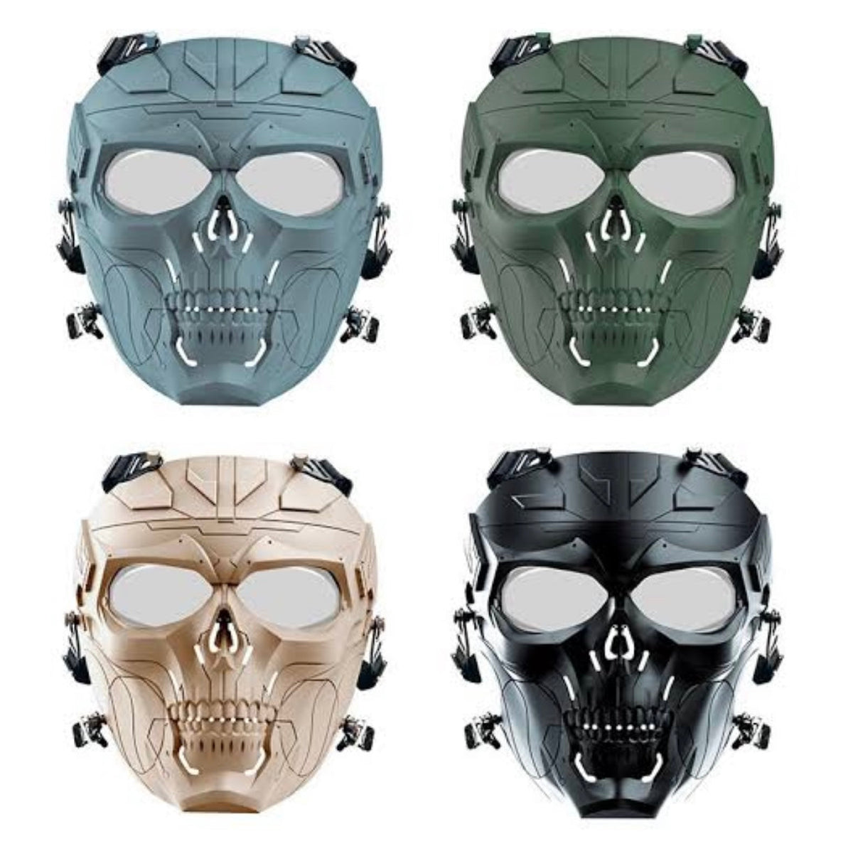 Mascarilla táctica de calavera para motociclista MJ-011