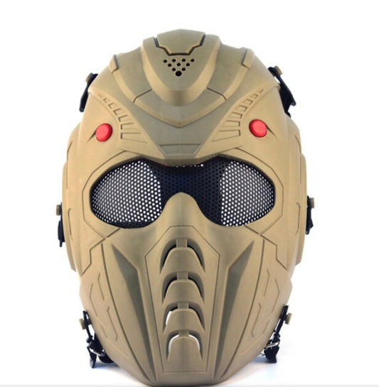 Máscara táctica de cara completa para paintball MJ-012