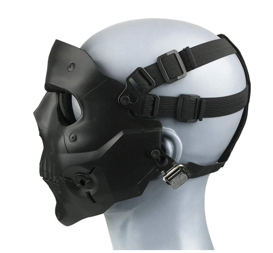 Máscara de calavera o alien de cara completa para airsoft, modelos MJ - foto 3