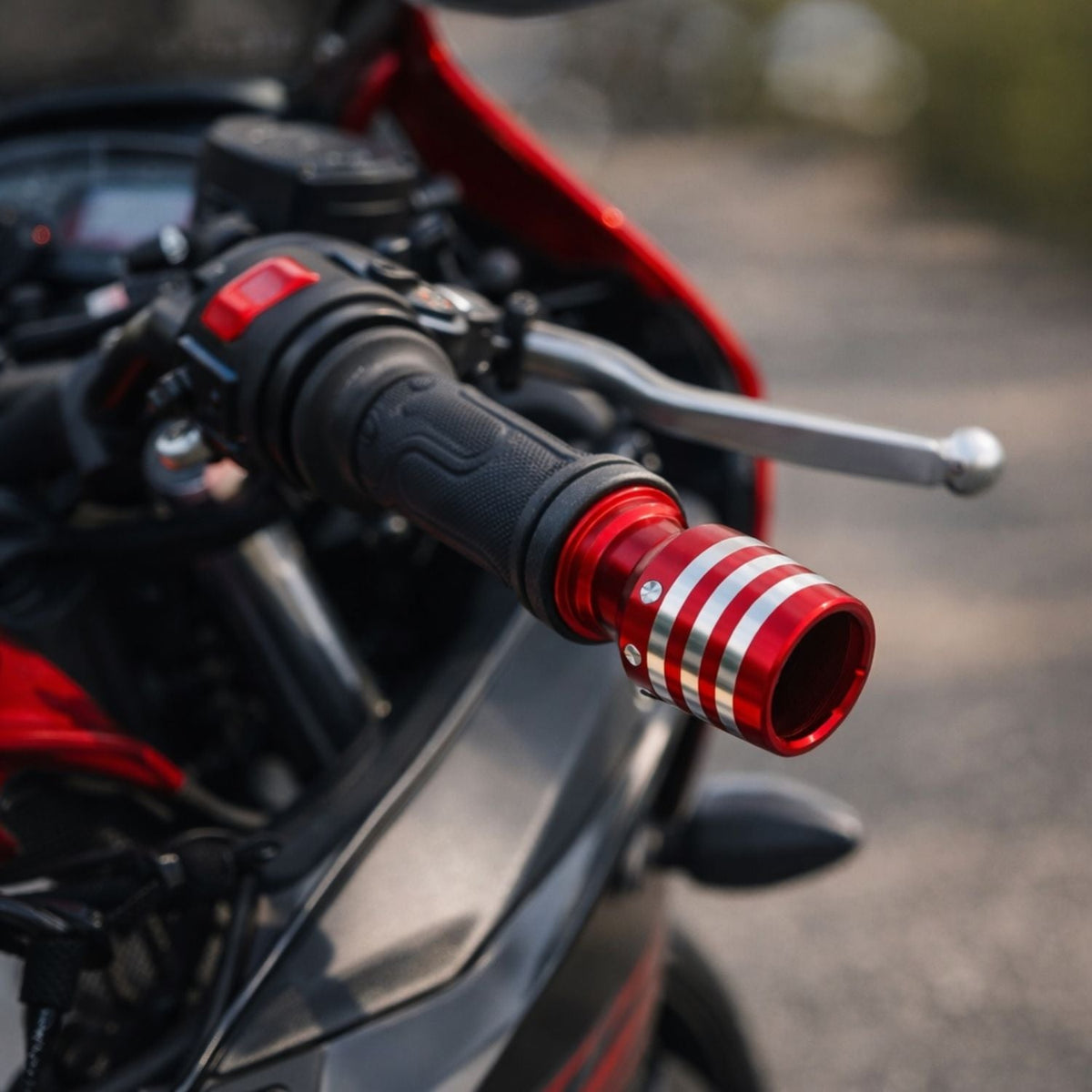 Bar ends slider de aluminio CNC para manubrio de moto, ajuste 22.2 mm - foto 7