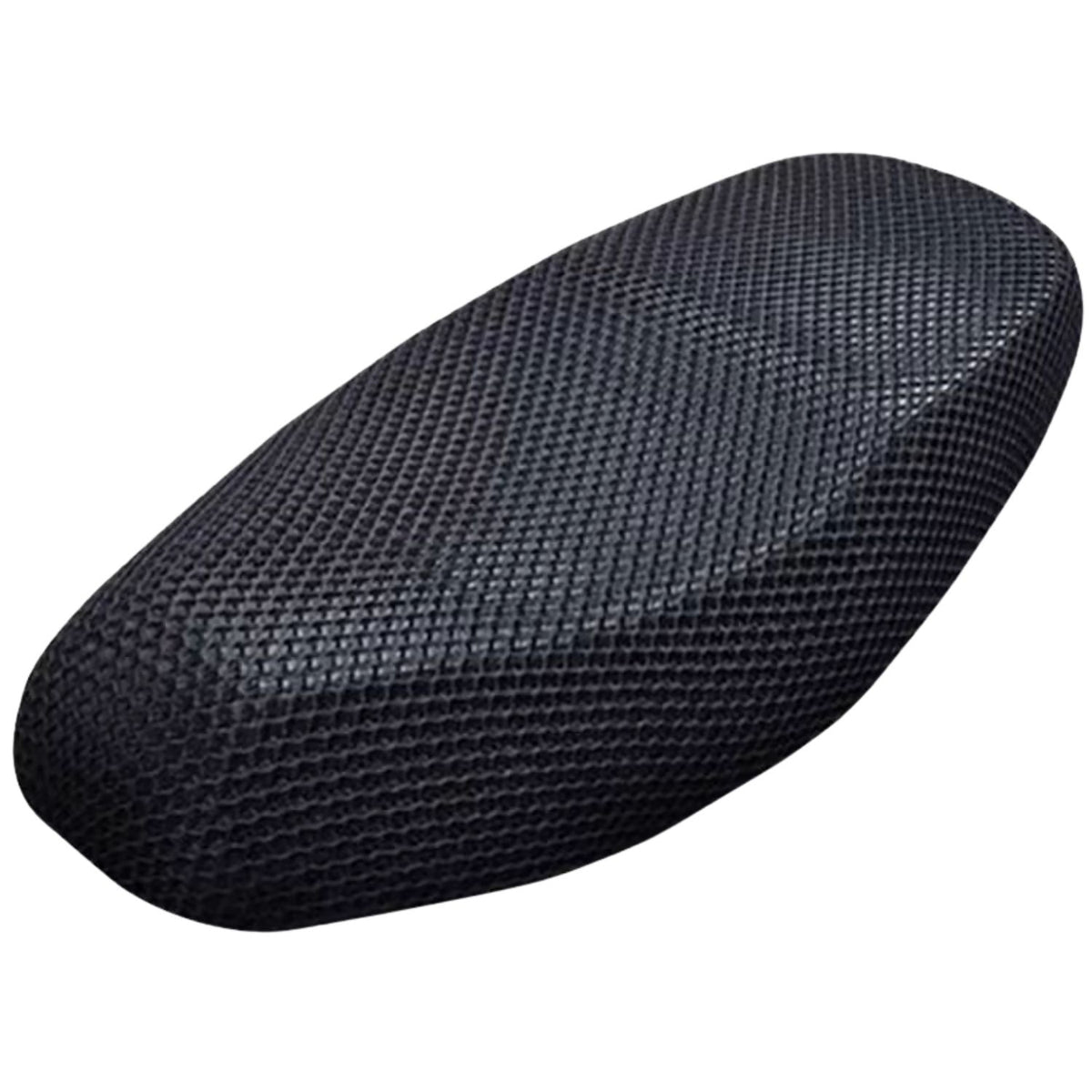 Funda 3D transpirable para asiento de motocicleta, color negro - foto 3