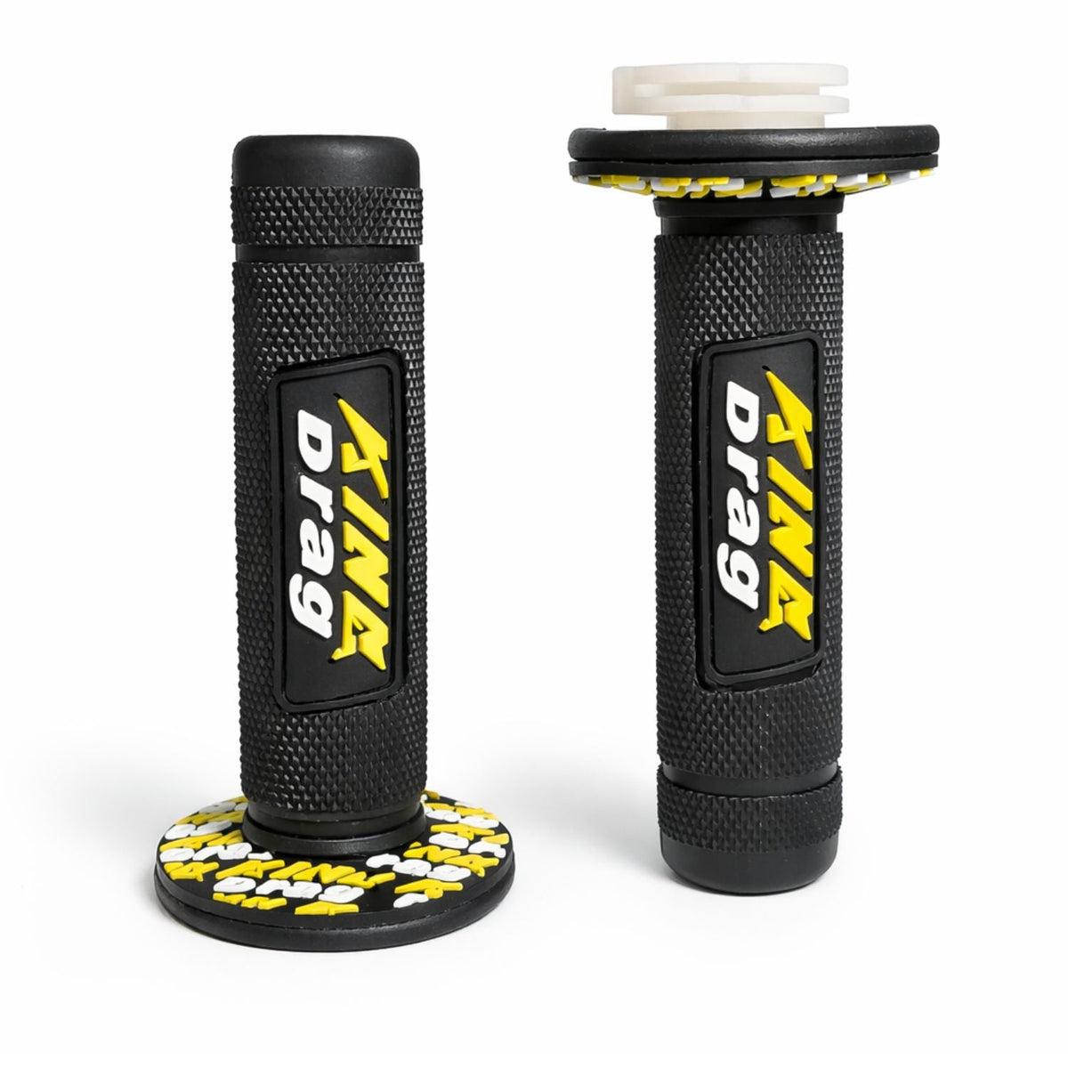 Puños de goma estilo racing para moto, antideslizantes, modelo King Drag