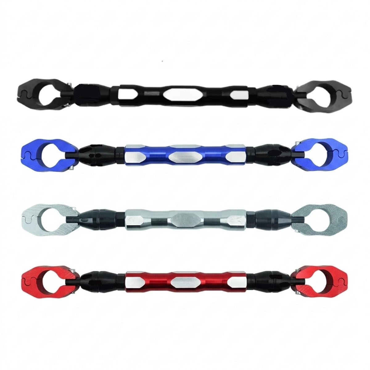 Barra estabilizadora de dirección ajustable para moto, aluminio de 31 a 36.5 cm - foto 5