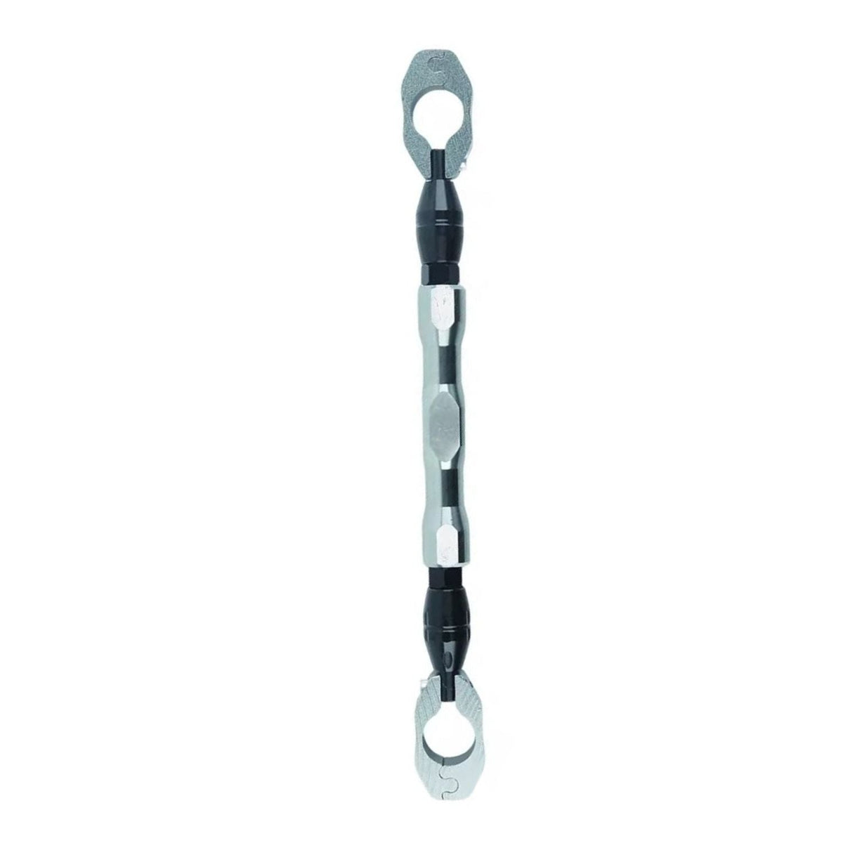Barra estabilizadora de dirección ajustable para moto, aluminio de 31 a 36.5 cm - foto 2