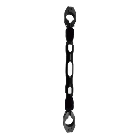 Barra estabilizadora de dirección ajustable para moto, aluminio de 31 a 36.5 cm