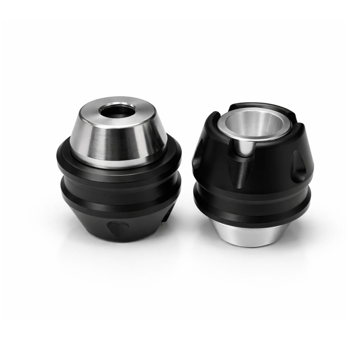 Sliders anticaída para eje de rueda de moto, par con núcleo metálico