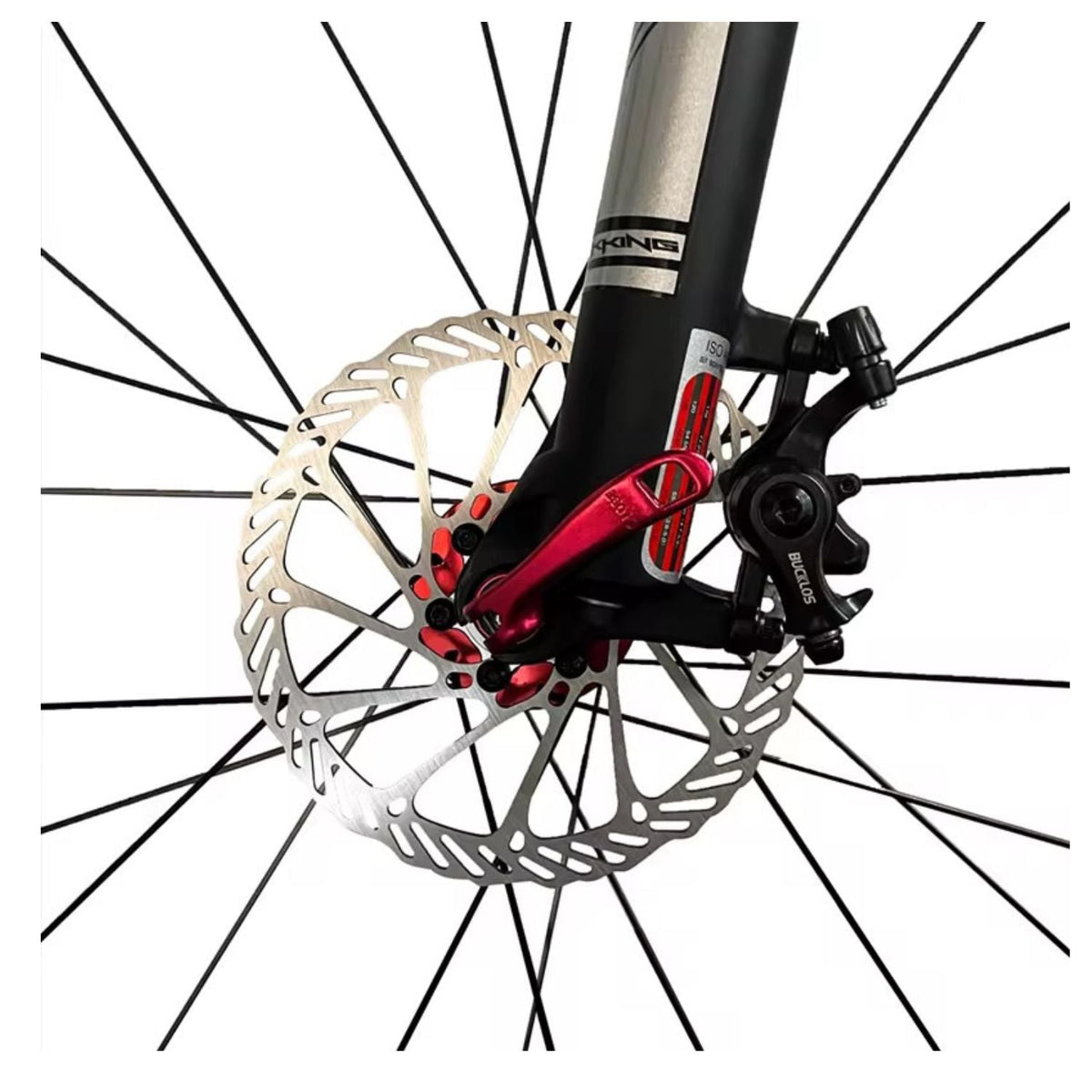 Cáliper de freno de disco mecánico para bicicleta, pieza sin rotor - foto 5