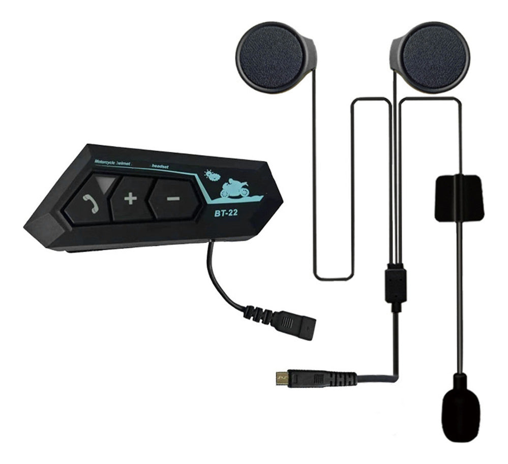 Auriculares Bluetooth 5.0 para casco de moto con altavoz y MP3 MTC036 - foto 3