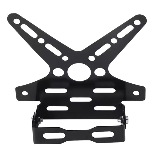 Porta placas universal para moto de aluminio CNC, ajustable, en varios colores